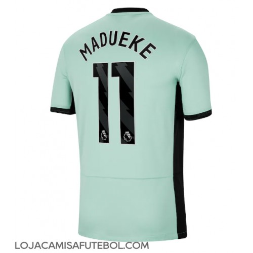 Camisa de Futebol Chelsea Noni Madueke #11 Equipamento Alternativo 2023-24 Manga Curta